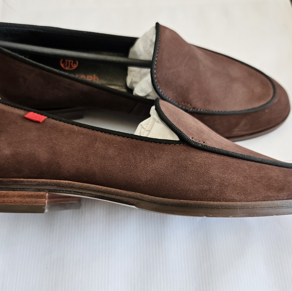 Marc Joseph Brown Suede Women's Loafers